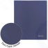 Папка на кольцах Brauberg до 300 листов, 4 кольца, темно-синяя (221350)