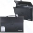 Папка-портфель Brauberg А4, 390х260х40 мм, черная (221389)