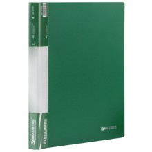Папка Brauberg 40 вкладышей, зеленая(221601) Папка Brauberg 40 вкладышей, зеленая(221601)
