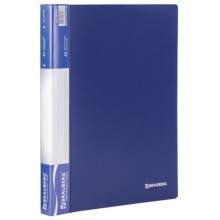 Папка Brauberg 40 вкладышей, синяя (221603) Папка Brauberg 40 вкладышей, синяя (221603)