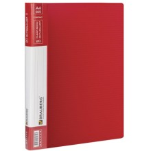 Папка Brauberg Contract, 20 вкладышей, красная (221773) Папка Brauberg Contract, 20 вкладышей, красная (221773)