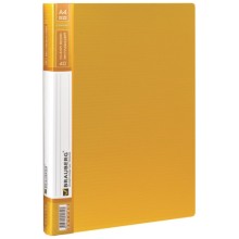 Папка Brauberg Contract, 40 вкладышей, желтая (221780) Папка Brauberg Contract, 40 вкладышей, желтая (221780)