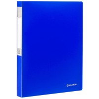 Папка Brauberg Neon, 40 вкладышей, синяя (227455)