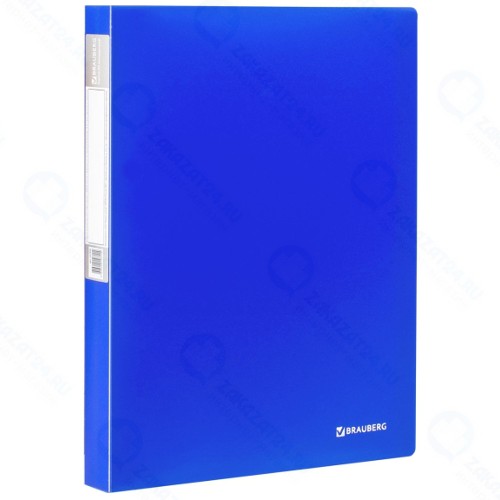 Папка Brauberg Neon, 40 вкладышей, синяя (227455)
