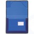 Папка на резинках Brauberg 330х240 мм, до 500 листов, синяя (227978)