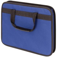 Папка на молнии Staff Everyday, А4, твердые стенки, ткань, синяя (228345)