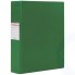 Папка Brauberg на 2 кольцах, 75 мм, до 500 листов, зеленая (228391)