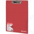 Доска-планшет Brauberg Contract, 313х225 мм, с прижимом, красная (228681)