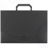 Портфель пластиковый Staff А4, без отделений, 320х225х36 мм, черный (229241)