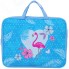 Папка на молнии Brauberg Flamingo, с ручками, А4, ткань (229399)