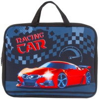 Папка на молнии Brauberg Racing Car, с ручками, А4, ткань (229403)