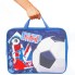 Папка на молнии Brauberg Football, с ручками, А4, ткань (229404)