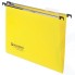 Подвесные папки Brauberg пластиковые, до 80 листов, 350х245 мм, желтые, 5 шт (231798)