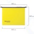 Подвесные папки Brauberg пластиковые, до 80 листов, 350х245 мм, желтые, 5 шт (231798)