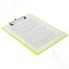 Доска-планшет Brauberg Energy, 226х315 мм, с прижимом, неоновая желтая (232231)