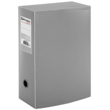 Короб архивный Brauberg Energy, 330х245 мм, 100 мм, до 900 листов, серый (236855) Короб архивный Brauberg Energy, 330х245 мм, 100 мм, до 900 листов, серый (236855)
