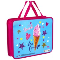 Папка с ручками Юнландия Icecream, А4 (270115)