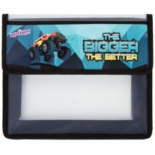 Папка для тетрадей Юнландия Monster-Truck, 2 отделения, клапан на липучке (270143)