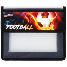 Папка для тетрадей Юнландия Fireball, 2 отделения, пластик, клапан на липучке (270144)