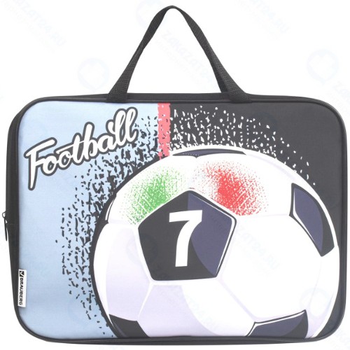 Папка на молнии Brauberg Ball, с ручками, А4, ткань (270337)