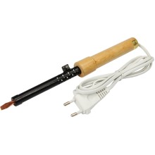 Паяльник Rexant 220 В, 65 Вт, деревянная ручка, ЭПСН (12-0265)