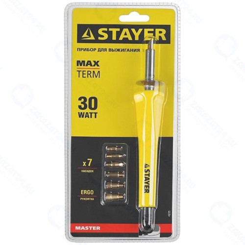Прибор для выжигания Stayer 6 насадок (45225)