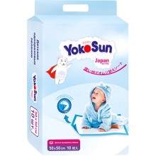 Детские одноразовые пеленки YOKOSUN 50х50 см, 10 шт