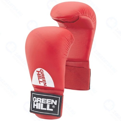 Накладки на кисть GREEN-HILL Cobra KMС-6083, искусственная кожа, красные M (УТ-00009397)