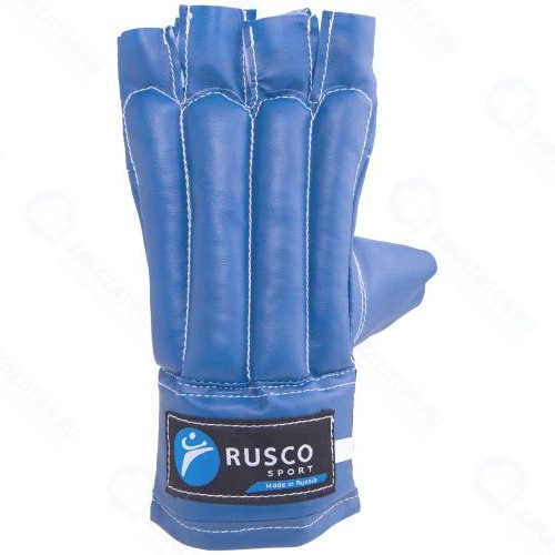 Перчатки снарядные RUSCO шингарды, искусственная кожа, синие S (УТ-00014240)
