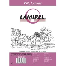 Обложка для переплета Lamirel A4, 200 мкм, pvc, 100 шт, дымчатый (CRC78684)