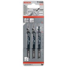 Набор пилок для лобзика по дереву Bosch T119B, 3 шт (2.608.630.878) Набор пилок для лобзика по дереву Bosch T119B, 3 шт (2.608.630.878)