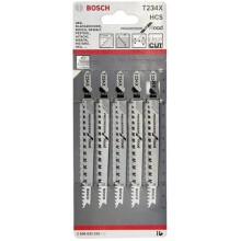 Набор пилок для лобзика по дереву Bosch T234X Progressor, 5 шт (2.608.633.528) Набор пилок для лобзика по дереву Bosch T234X Progressor, 5 шт (2.608.633.528)
