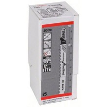 Набор пилок для лобзика по дереву Bosch T308BF BIM, 100 шт (2.608.636.571) Набор пилок для лобзика по дереву Bosch T308BF BIM, 100 шт (2.608.636.571)