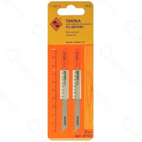 Пилки для электролобзика Энкор 2 шт (27123)