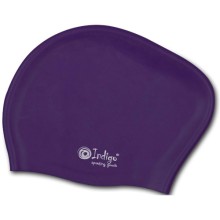 Шапочка для плавания INDIGO для длинных волос, фиолетовая (804 SC)