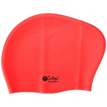 Шапочка для плавания INDIGO для длинных волос, красная (807 SC)