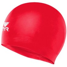 Шапочка для плавания TYR Latex Swim Cap, красная (LCL/610)