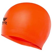 Шапочка для плавания TYR Latex Swim Cap, оранжевая (LCL/820)
