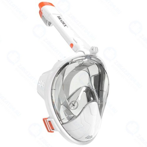 Полнолицевая маска для снорклинга Bradex SF 0549 со складной трубкой, L