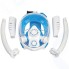 Полнолицевая маска для снорклинга Bradex SF 0554 с двумя трубками, L/XL