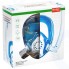 Полнолицевая маска для снорклинга Bradex SF 0554 с двумя трубками, L/XL