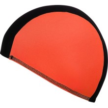 Шапочка для плавания INDIGO Lucra SM, черно-оранжевая (SM-089)