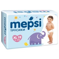 Подгузники-трусики MEPSI XL, 19 шт (0143)