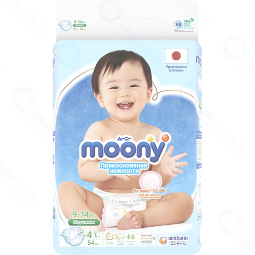 Подгузники MOONY New L 9-14 кг, 54 шт (4903111-164752)