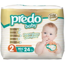 Подгузники PREDO Baby №2, 3-6 кг, 24 шт (E-102)