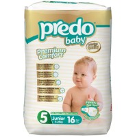 Подгузники PREDO Baby №5, 11-25 кг, 16 шт (E-105)