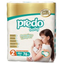 Подгузники PREDO Baby №2, 3-6 кг, 76 шт (J-102)
