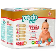 Подгузники-трусики PREDO Baby №4, 7-18 кг, 40 шт (P-A 104) Подгузники-трусики PREDO Baby №4, 7-18 кг, 40 шт (P-A 104)