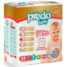 Подгузники-трусики PREDO Baby №7, 17+ кг, 24 шт (P-A 107)