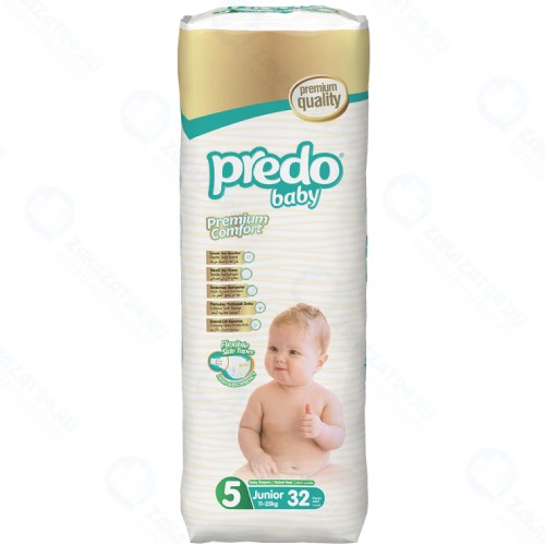 Подгузники PREDO Baby №5, 11-25 кг, 32 шт (А-105)